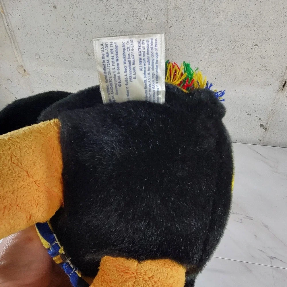 Build a Bear PENGUIN Black White & Yellow 15